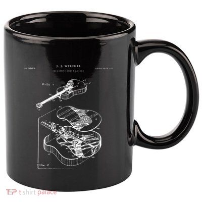 Martin Guitar Patent Music 11oz C Handle Ceramic Mug