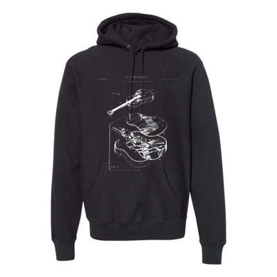 Martin Guitar Patent Music Premium Hoodie