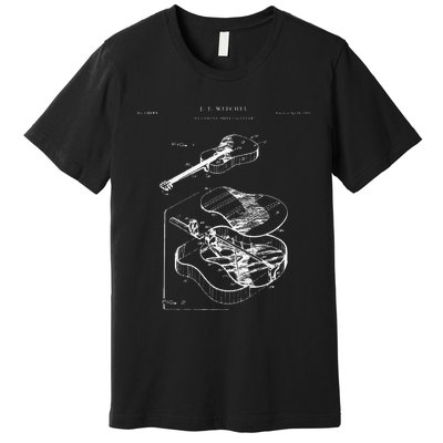 Martin Guitar Patent Music Premium T-Shirt