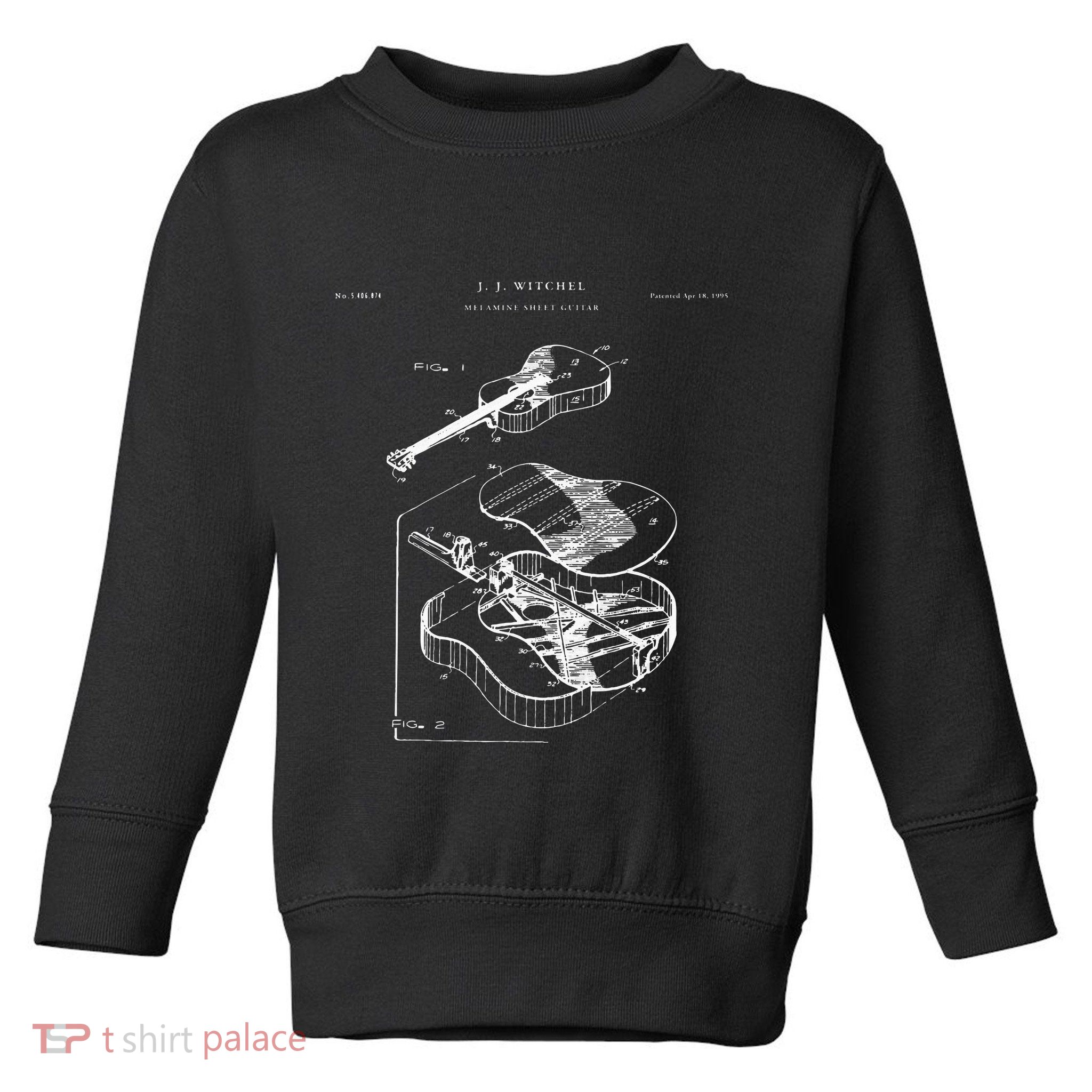 Martin Guitar Patent Music Toddler Sweatshirt