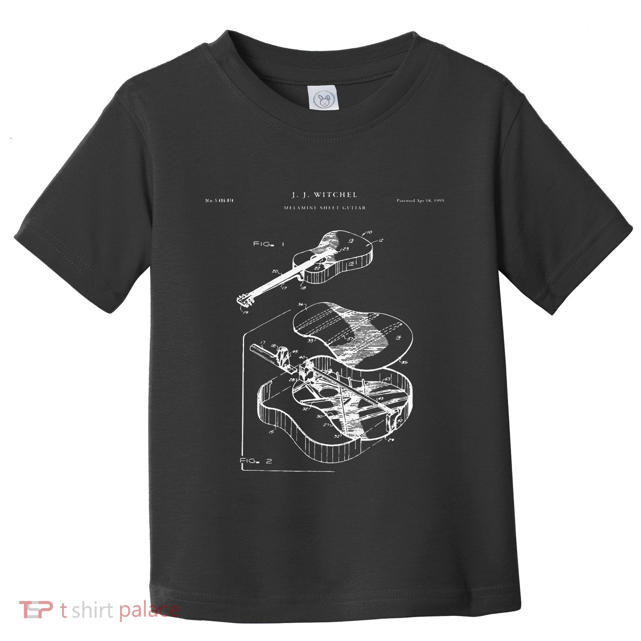 Martin Guitar Patent Music Toddler T-Shirt