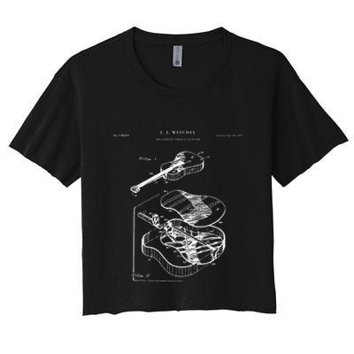 Martin Guitar Patent Music Crop Top