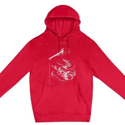 Martin Guitar Patent Music Premium Pullover Hoodie