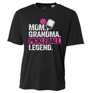 Mom Grandma Pickleball Legend Player Funny Pickle Ball Cooling Performance Crew T-Shirt