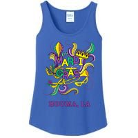 Mardi Gras Parade Carnival Houma Louisiana Gift Mask Ladies Essential Tank