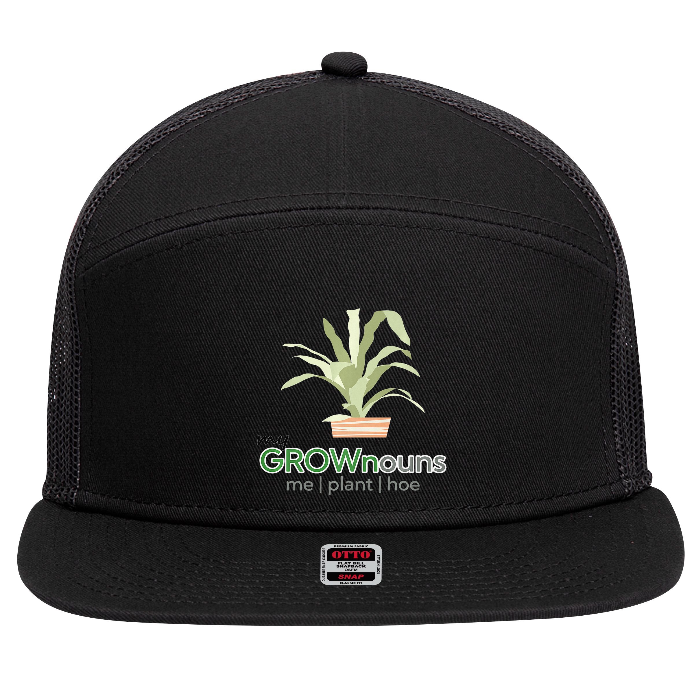 My GROWnouns Premium 7 Panel Mesh Trucker Snapback Hat