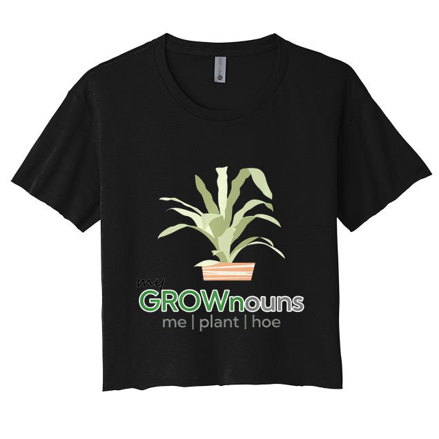 My GROWnouns Premium Crop Top