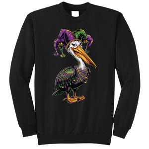 Mardi Gras Pelican Louisiana Parade Animal Lover Gift Sweatshirt