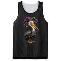 Mardi Gras Pelican Louisiana Parade Animal Lover Gift Mesh Reversible Basketball Jersey Tank