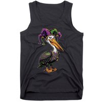 Mardi Gras Pelican Louisiana Parade Animal Lover Gift Tank Top