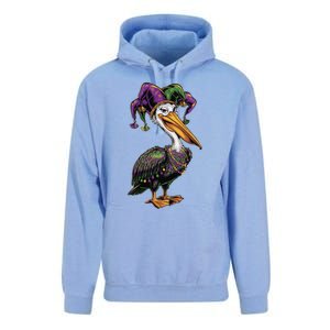 Mardi Gras Pelican Louisiana Parade Animal Lover Gift Unisex Surf Hoodie