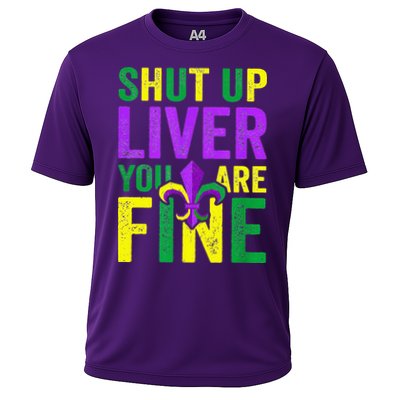 Mardi Gras Parade Out Shut Up Liver Youre Fine Performance Shirt