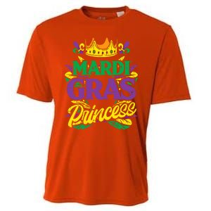 Mardi Gras Princess Funny Mardi Gras Carnival Gift Cooling Performance Crew T-Shirt