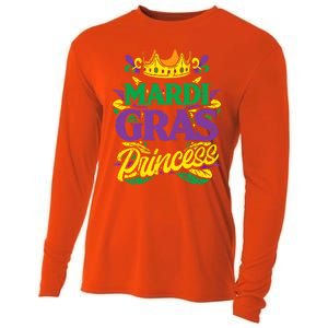 Mardi Gras Princess Funny Mardi Gras Carnival Gift Cooling Performance Long Sleeve Crew