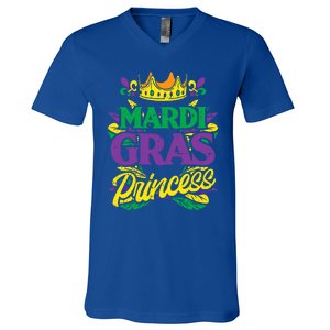 Mardi Gras Princess Funny Mardi Gras Carnival Gift V-Neck T-Shirt