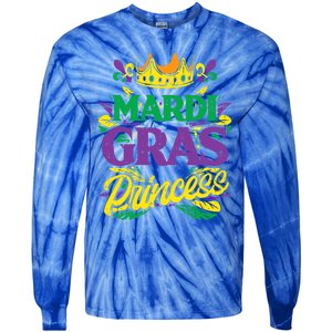 Mardi Gras Princess Funny Mardi Gras Carnival Gift Tie-Dye Long Sleeve Shirt