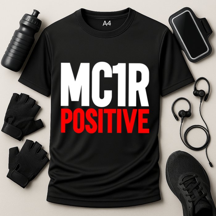 MC1R Gene Positive Funny Redhead Ginger Red Hair Cooling Performance Crew T-Shirt