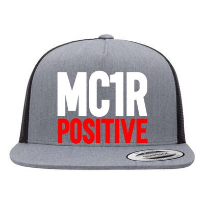 MC1R Gene Positive Funny Redhead Ginger Red Hair Flat Bill Trucker Hat