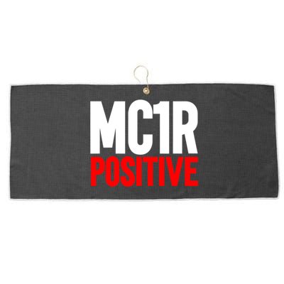 MC1R Gene Positive Funny Redhead Ginger Red Hair Large Microfiber Waffle Golf Towel