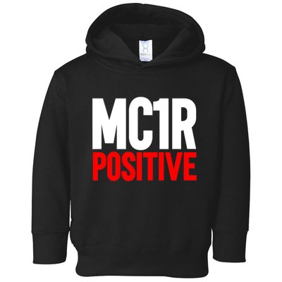 MC1R Gene Positive Funny Redhead Ginger Red Hair Toddler Hoodie