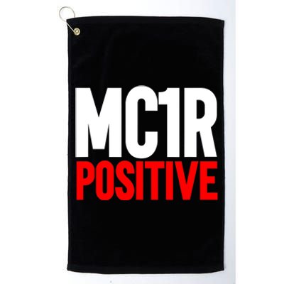 MC1R Gene Positive Funny Redhead Ginger Red Hair Platinum Collection Golf Towel