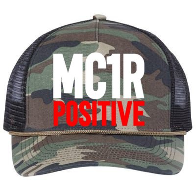 MC1R Gene Positive Funny Redhead Ginger Red Hair Retro Rope Trucker Hat Cap