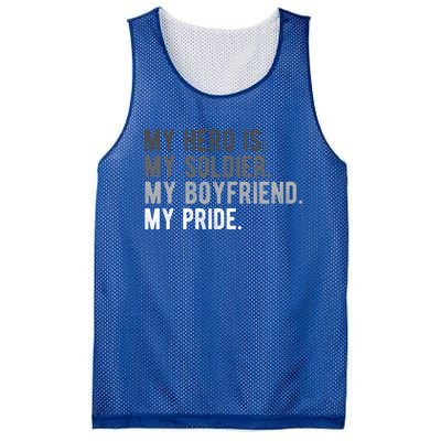 Military Gift Proud Army Friend Friend Hero Soldier Mesh Reversible Basketball Jersey Tank