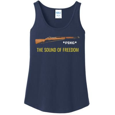 M1 Garand Ping Freedom Funny Patriotic M1 Garand USA Ladies Essential Tank