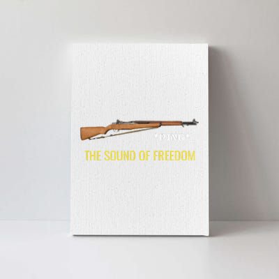 M1 Garand Ping Freedom Funny Patriotic M1 Garand USA Canvas