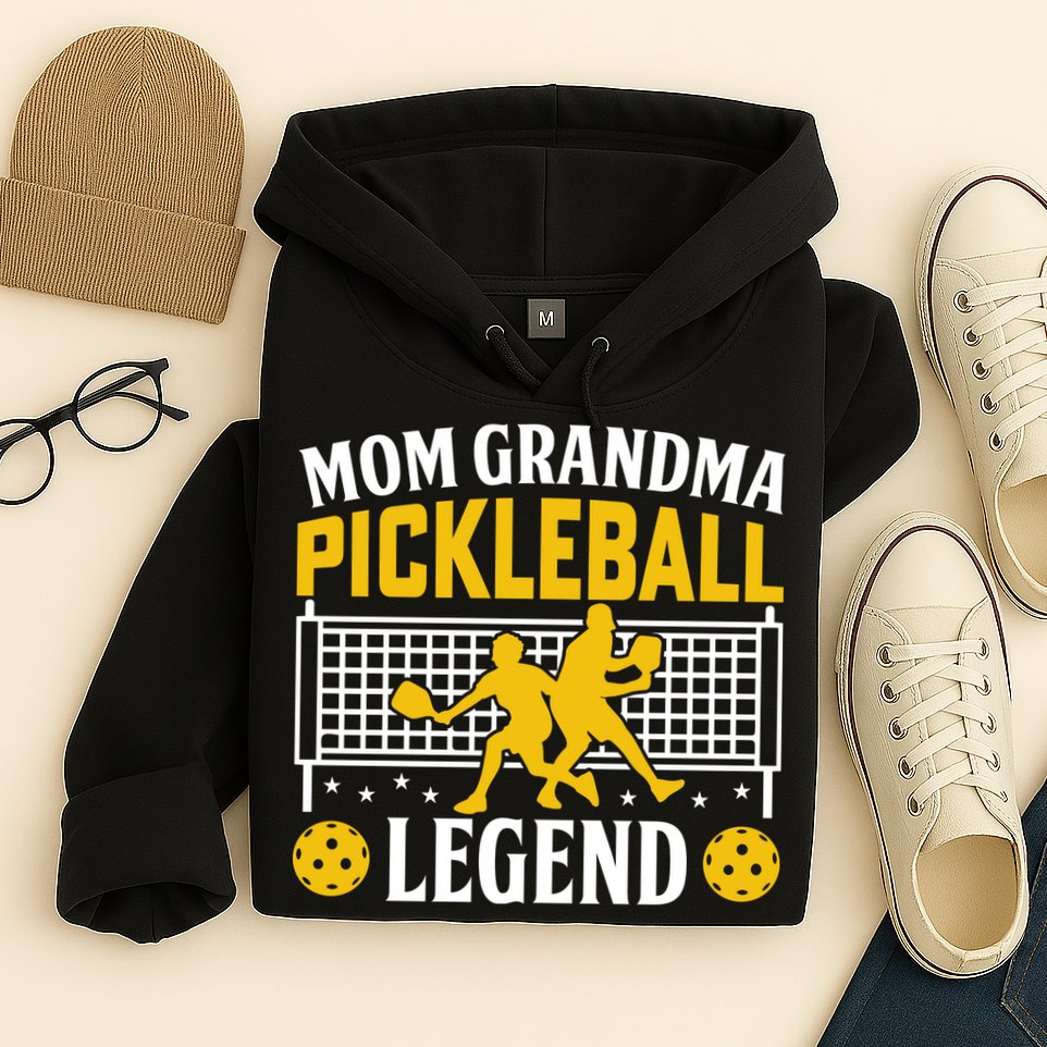 Mom Grandma Pickleball Legend Hoodie