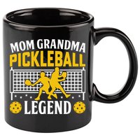 Mom Grandma Pickleball Legend 11oz C Handle Ceramic Mug