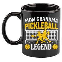Mom Grandma Pickleball Legend 11oz C Handle Ceramic Mug