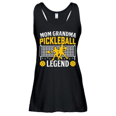 Mom Grandma Pickleball Legend Ladies Essential Flowy Tank