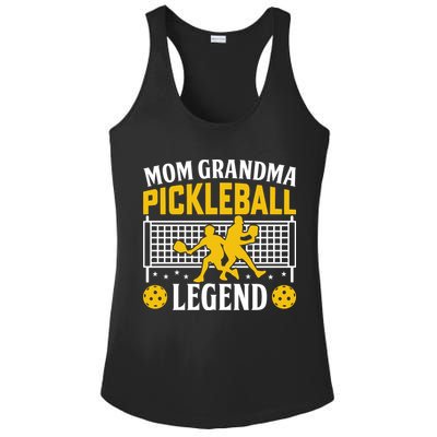 Mom Grandma Pickleball Legend Ladies PosiCharge Competitor Racerback Tank