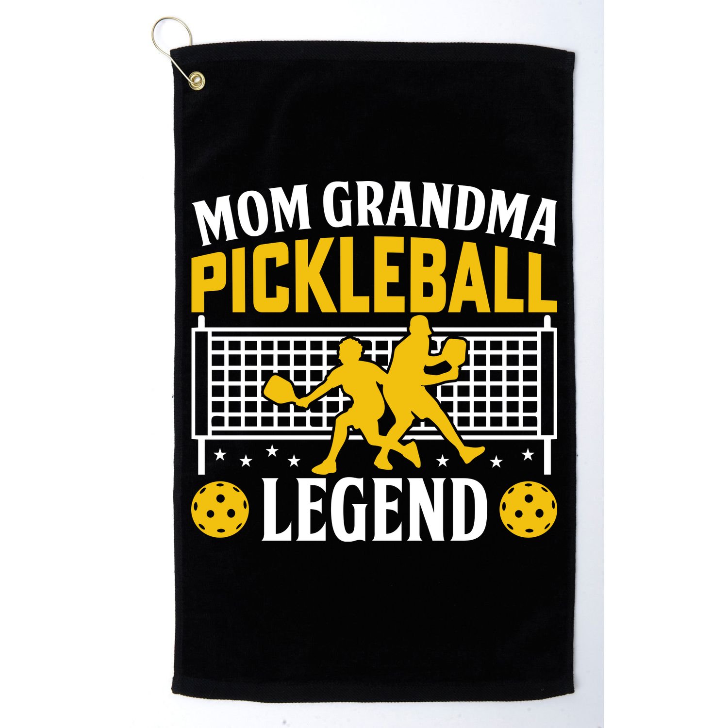 Mom Grandma Pickleball Legend Golf Towel