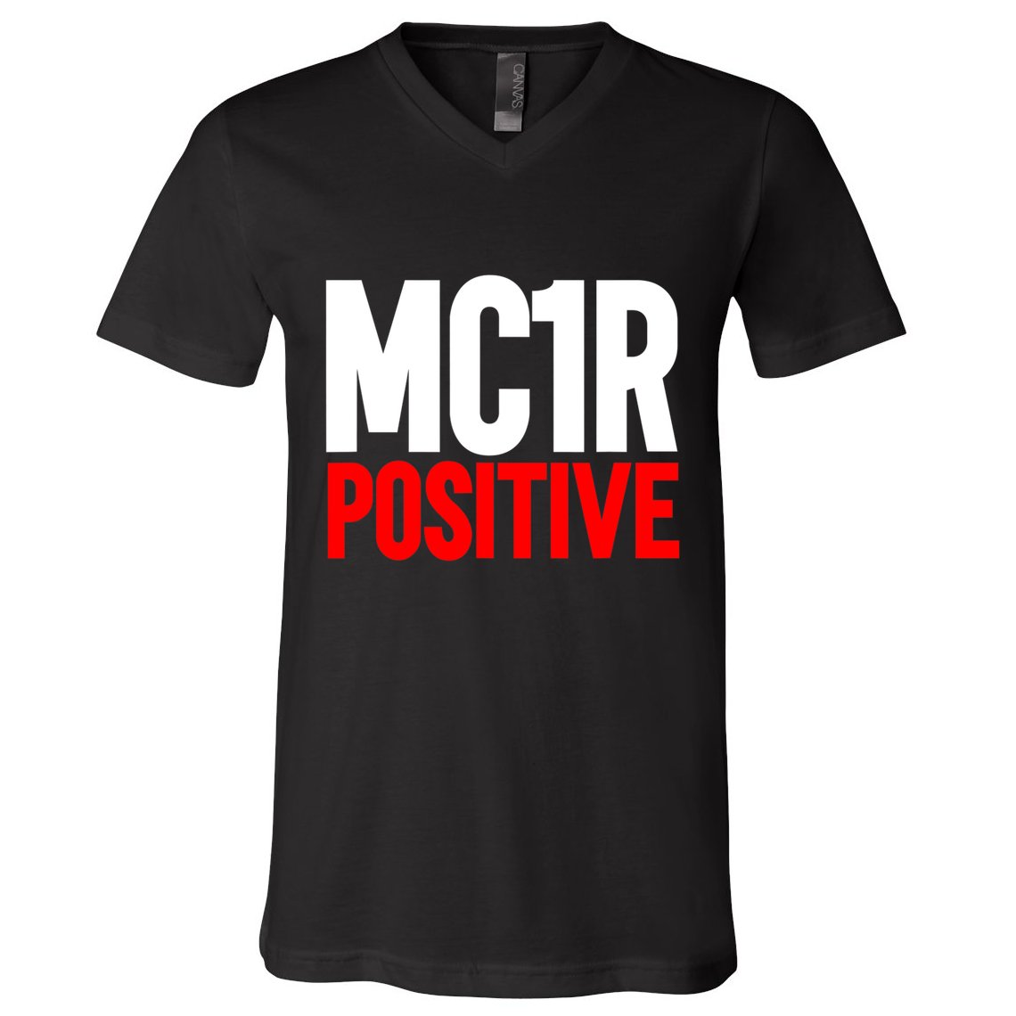 MC1R Gene Positive Funny Redhead Ginger Red Hair V-Neck T-Shirt