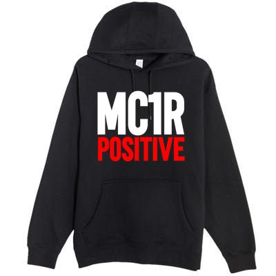MC1R Gene Positive Funny Redhead Ginger Red Hair Premium Pullover Hoodie