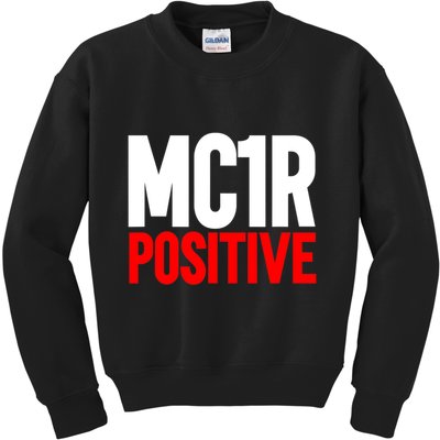 MC1R Gene Positive Funny Redhead Ginger Red Hair Kids Sweatshirt