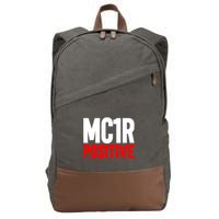 MC1R Gene Positive Funny Redhead Ginger Red Hair Cotton Canvas Backpack