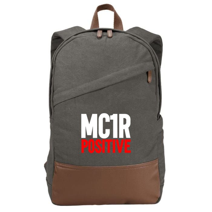MC1R Gene Positive Funny Redhead Ginger Red Hair Cotton Canvas Backpack