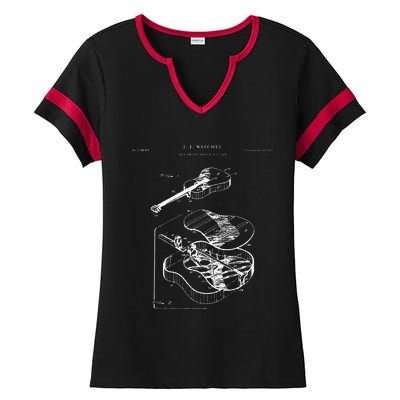 Martin Guitar Patent Ladies Halftime Notch Neck Tee