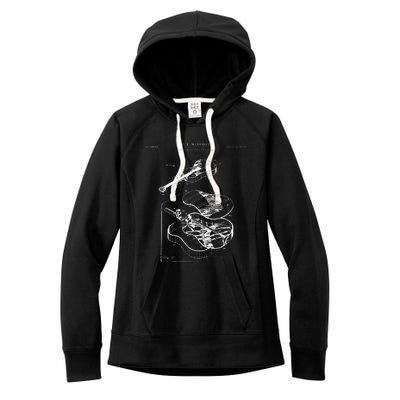 Martin Guitar Patent Women's Fleece Hoodie