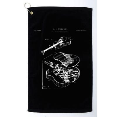 Martin Guitar Patent Platinum Collection Golf Towel