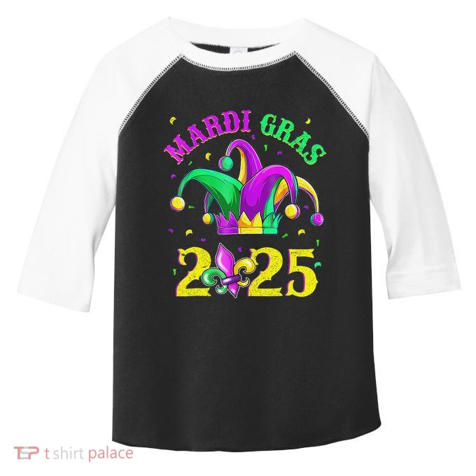 Mardi Gras Parade Outfit Hat Toddler Fine Jersey T-Shirt