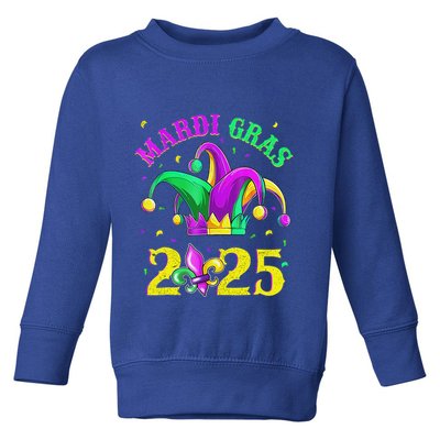 Mardi Gras Parade Outfit Hat Toddler Sweatshirt