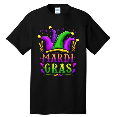 Mardi Gras Party Hat Gift Tall T-Shirt