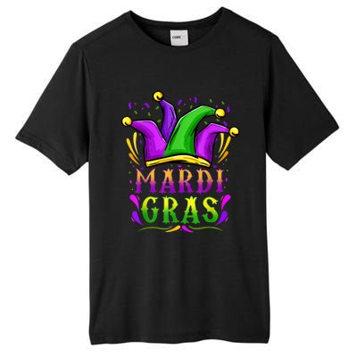 Mardi Gras Party Hat Gift Tall Fusion ChromaSoft Performance T-Shirt