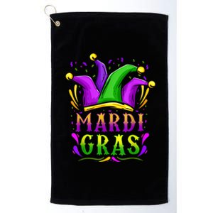 Mardi Gras Party Hat Gift Platinum Collection Golf Towel