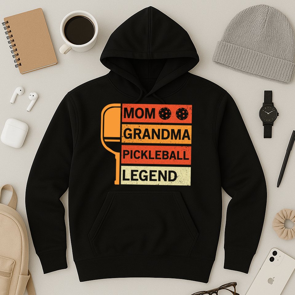 Mom Grandma Pickleball Legend Paddle Gift For Pickleball Hoodie