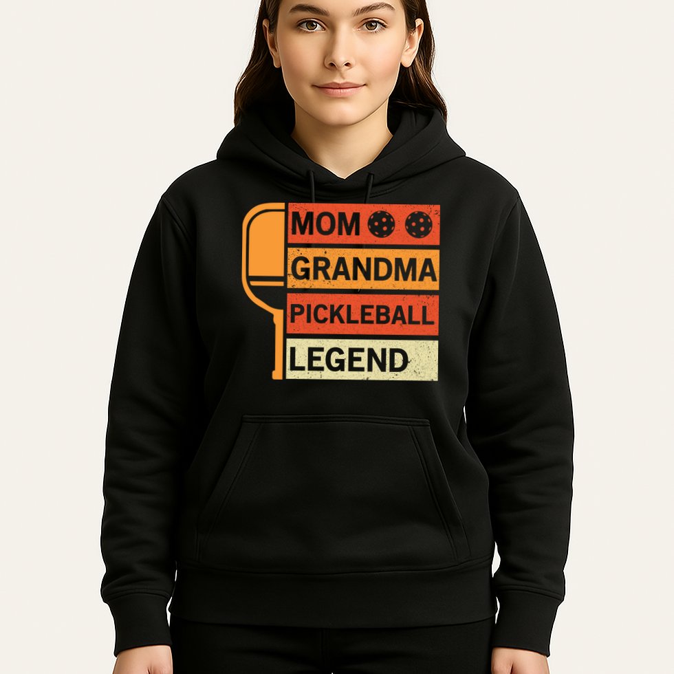 Mom Grandma Pickleball Legend Paddle Gift For Pickleball Hoodie